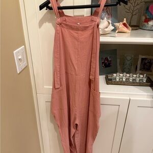 Amazon Women's Dusty Pink Jumpsuit